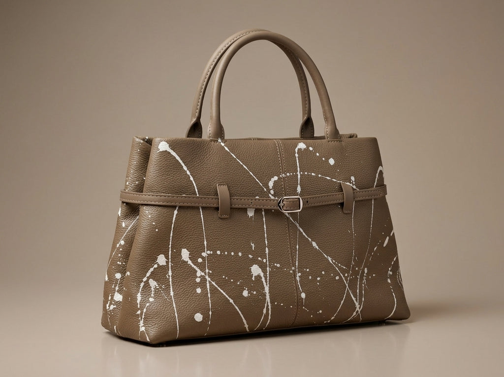 Canvas Studios | Premium Structured Top Handle Bag – Dune