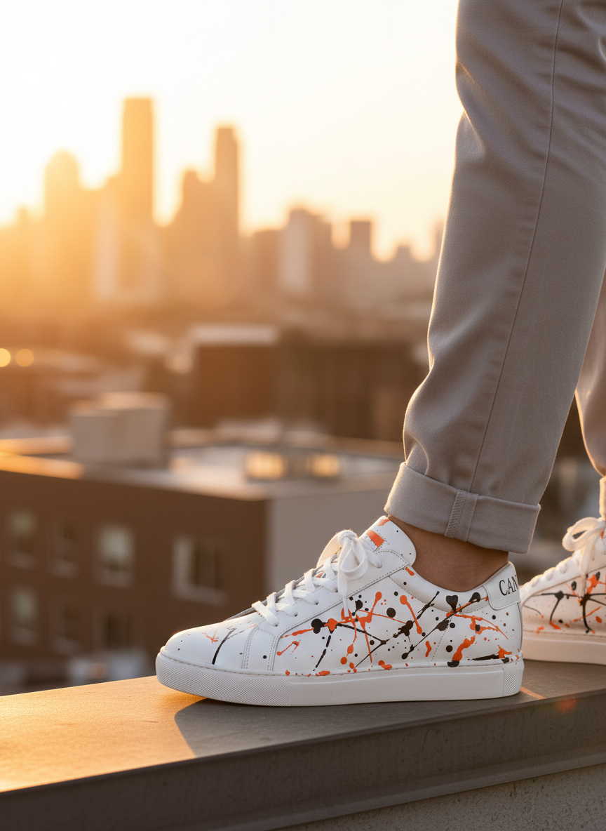 Canvas Studios Signal - Handbemalter Premium Sneaker