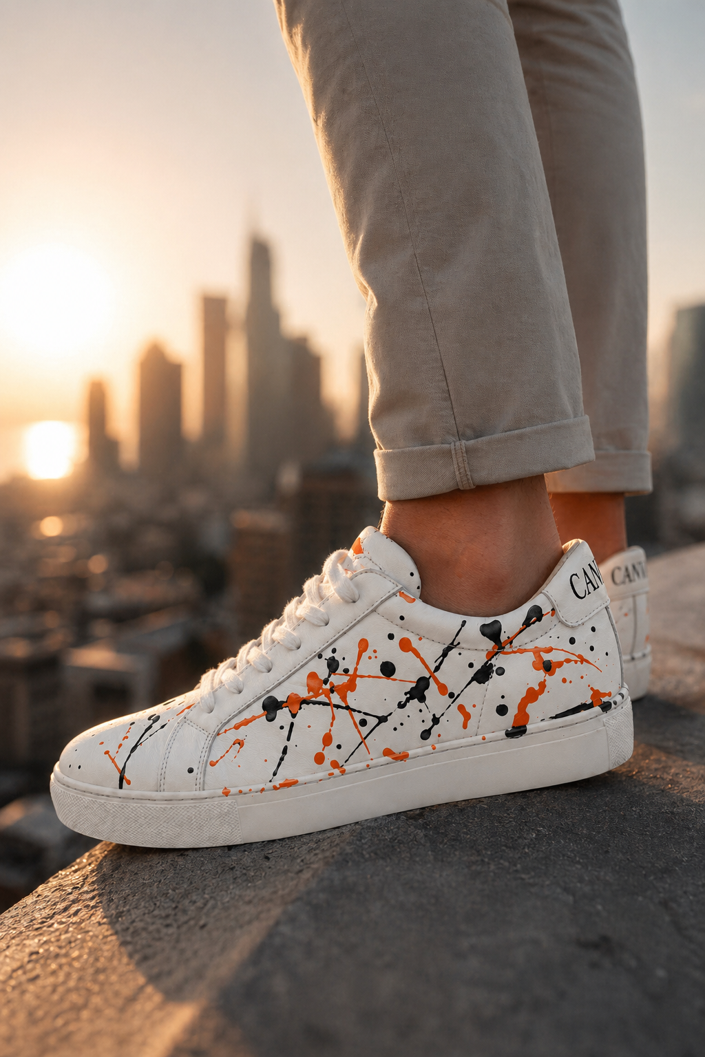 Canvas Studios Signal - Handbemalter Premium Sneaker